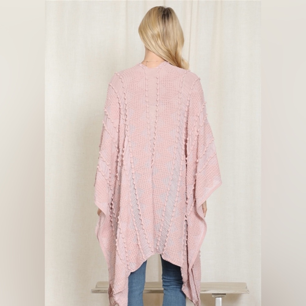 Blush Pink Open Kimono Beautiful - Picture 4 of 8